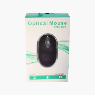 image OPTICAL MOUSE 1200 dpi - BLACK